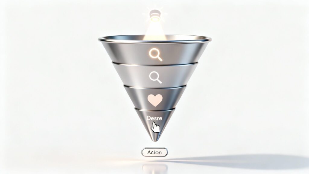 Marketing funnel AIDA verständlich erklärt