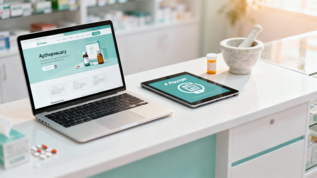 Modernes Webdesign für Apotheken das Kunden gewinnt